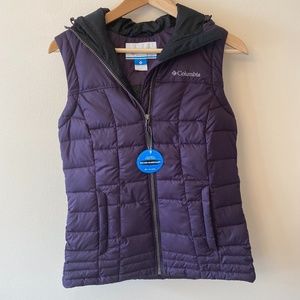 Columbia Puffer Vest with Hood New with Tags